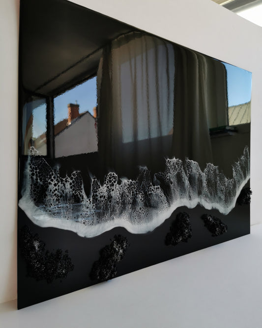 Epoxigyanta tenger falikép