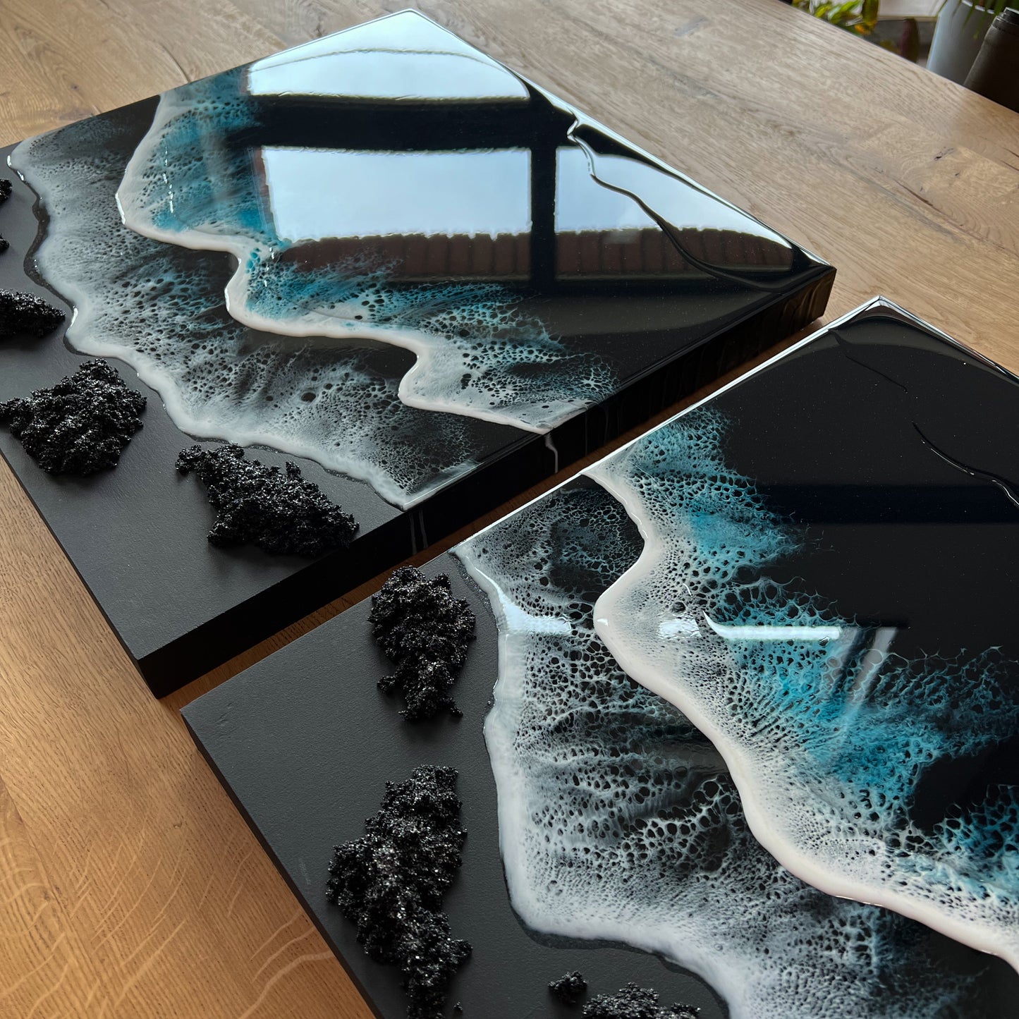 Epoxigyanta tenger falikép