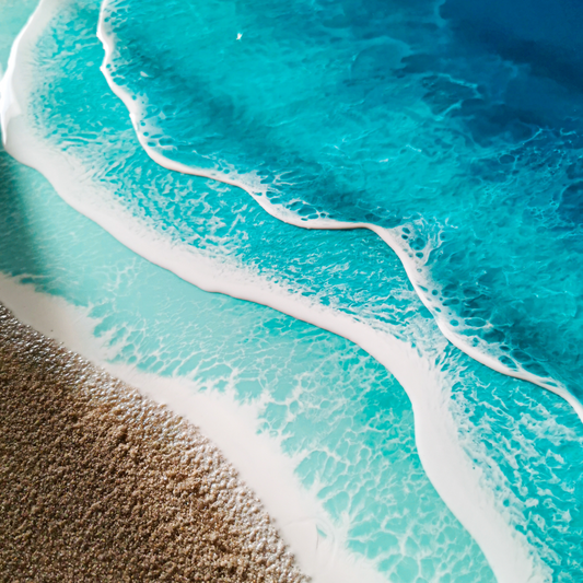 Epoxigyanta tenger falikép