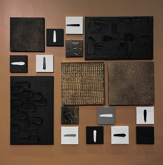 Minimál, texturált faliképek