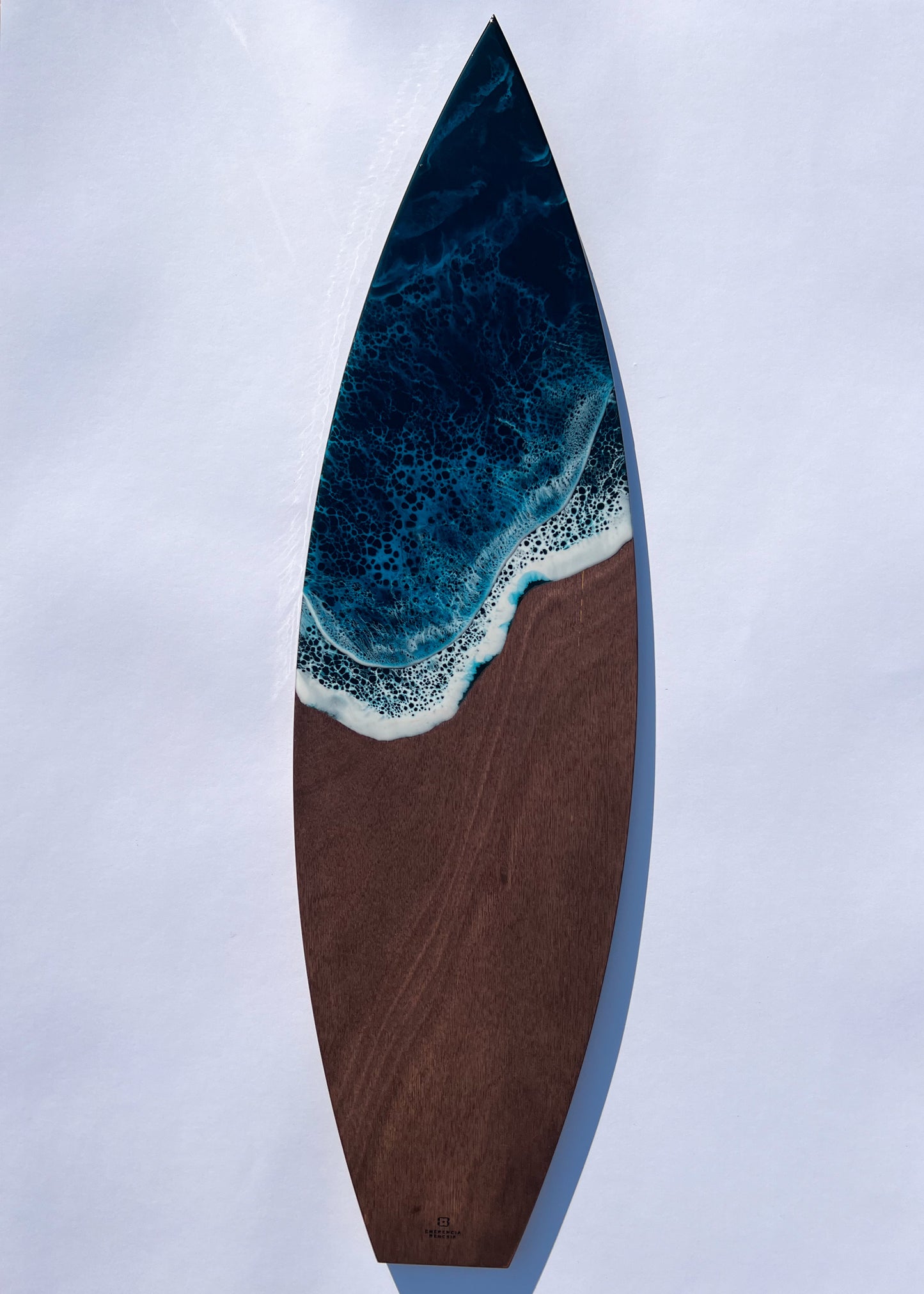 Arctic epoxi szörfdeszka falikép