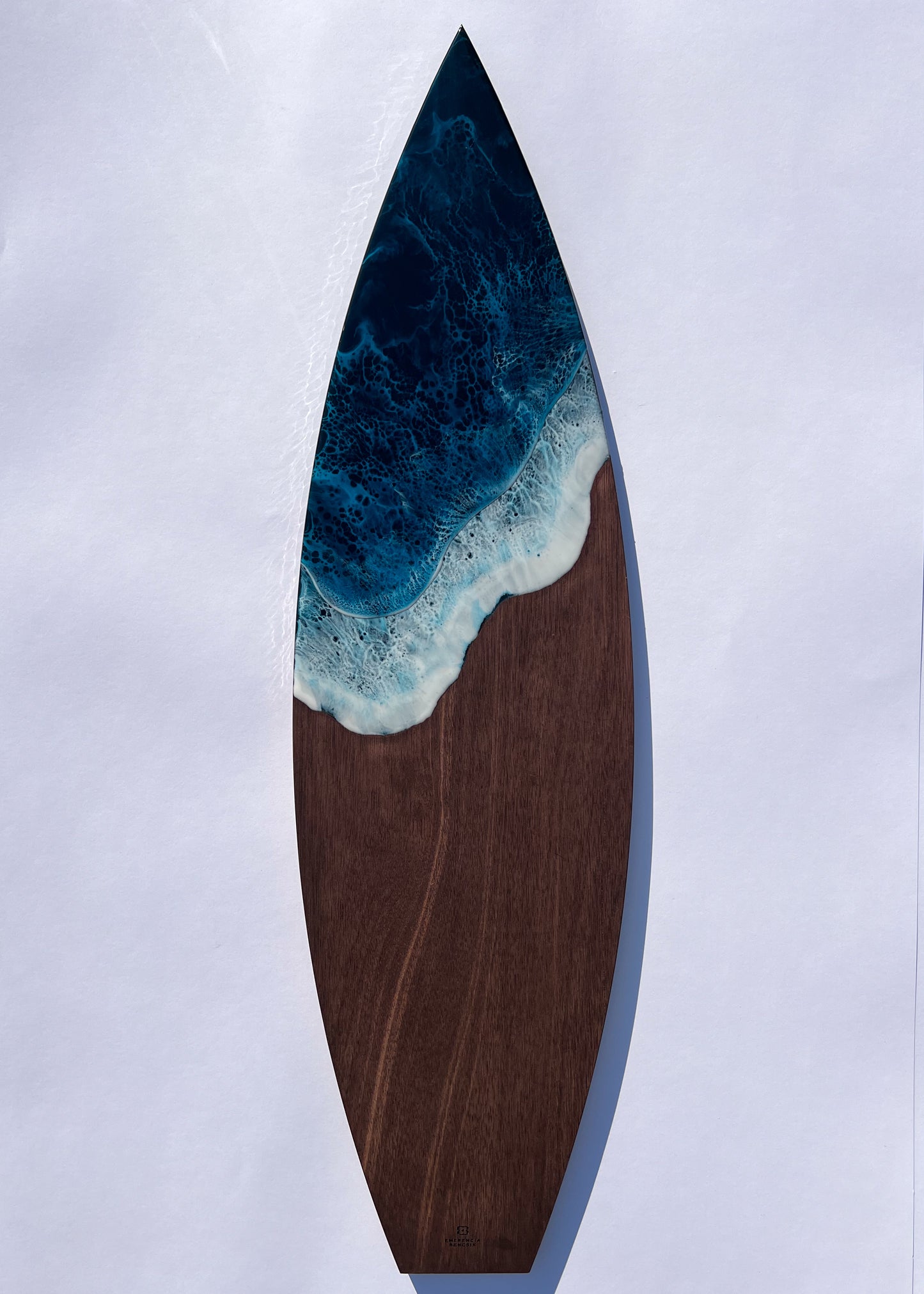 Arctic epoxi szörfdeszka falikép