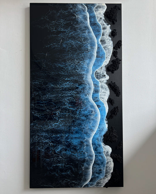 Epoxigyanta tenger falikép