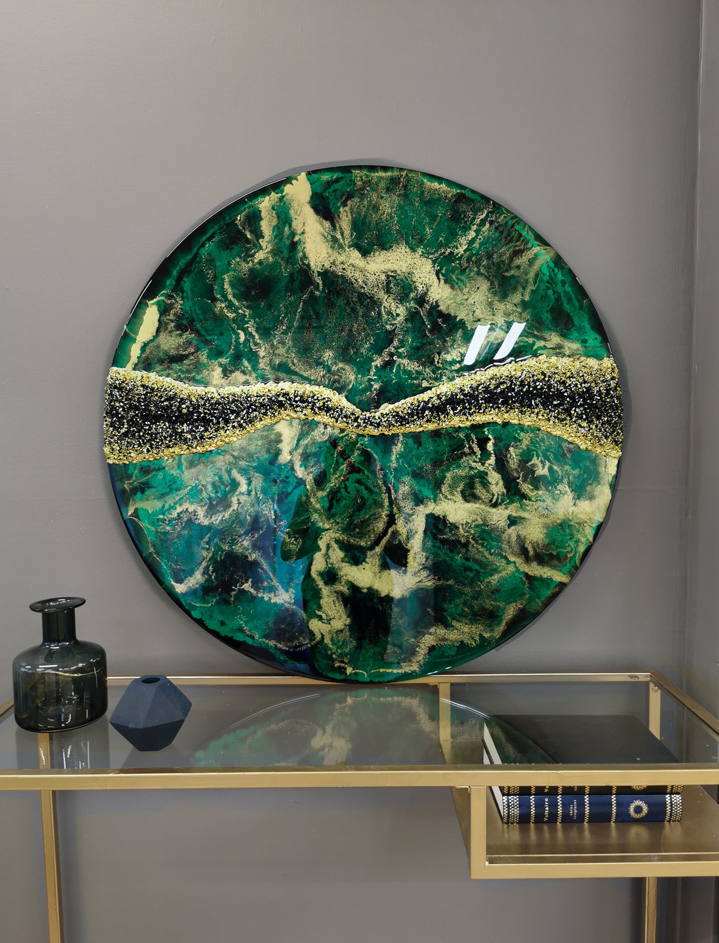 Emerald epoxi fali kép