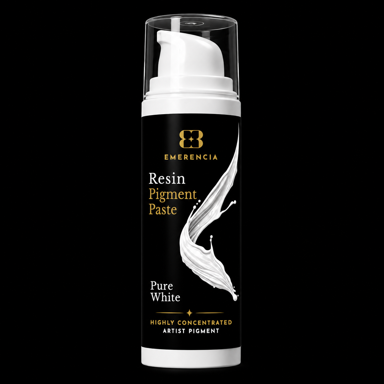 Fehér epoxigyanta színezőpaszta (Pure White) - 30 g pumpás flakon