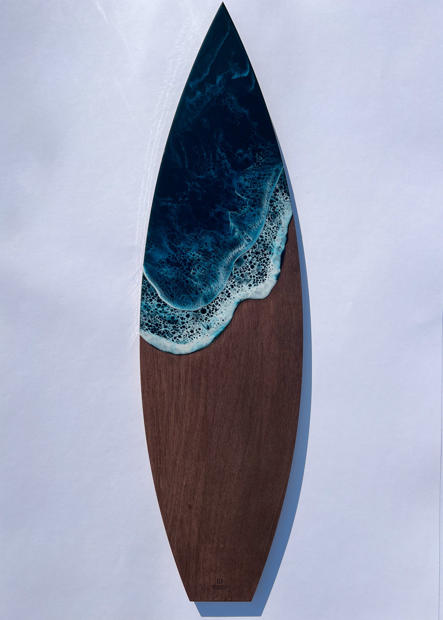 Arctic epoxi szörfdeszka falikép