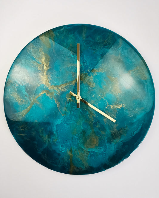 Galaxy epoxy clock-cosmetic defect.