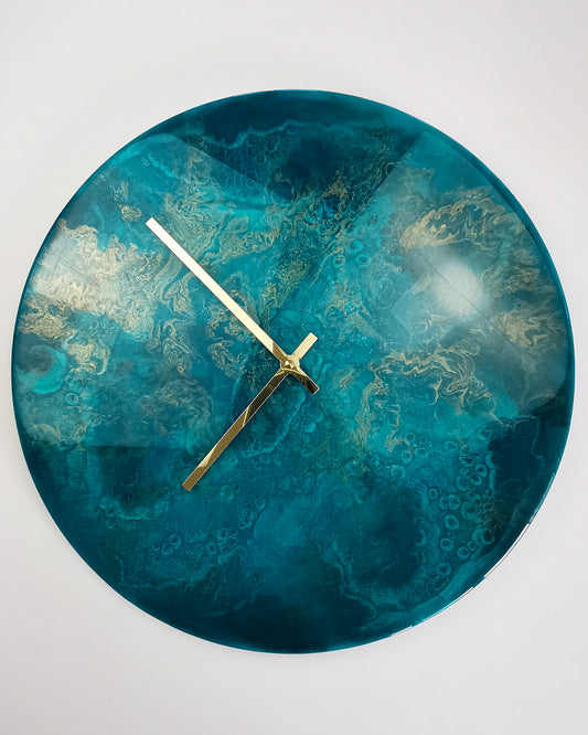 Galaxy epoxy clock.