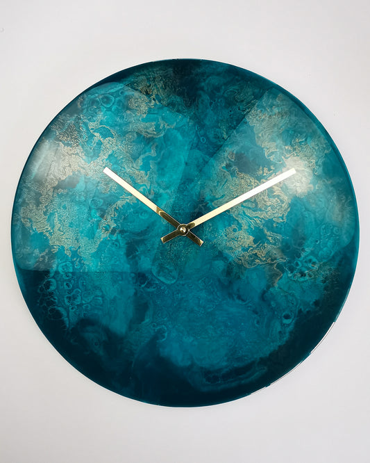 Galaxy epoxy clock.
